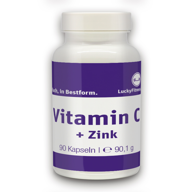 Vitamin-C-Zink_90Stk-HG-wei Vitamin C+ Zink / Kapseln