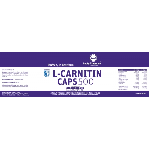 Carnitin (500mg)